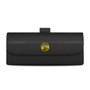 Dodge Supper-Bee in Yellow Black Leather Sunglass Case Car Sun Visor Mount Clip