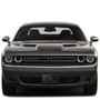 Dodge Scat-Pack 3D Dark Gray Logo on Black Stainless Steel License Plate