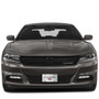 Dodge Charger R/T 3D Logo on Logo Pattern Brushed Aluminum License Plate