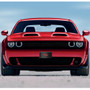 Dodge R/T Logo 3D Logo Black Carbon Fiber Patten Stainless Steel License Plate