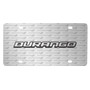 Dodge Durango 3D Logo on Logo Pattern Brushed Aluminum License Plate