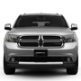 Dodge Durango 3D Logo on Logo Pattern Black Aluminum License Plate