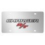 Dodge Charger R/T 3D Logo on Chrome Stainless Steel License Plate