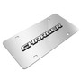 Dodge Charger 3D Logo on Chrome Stainless Steel License Plate