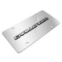 Dodge Challenger 3D Logo on Chrome Stainless Steel License Plate