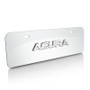 Acura 3D Name Half-size Chrome Steel License Plate