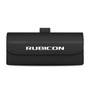 Jeep Rubicon Wrangler Black Leather Sunglass Case Car Sun Visor Mount Clip