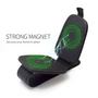 HEMI Powered Rectangle Black Leather Magnetic Sunglass Holder Car Sun Visor Mount Clip