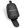 Jeep Wagoneer Rectangle Black Leather Magnetic Sunglass Holder Car Sun Visor Mount Clip