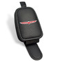 Jeep Trailhawk Rectangle Black Leather Magnetic Sunglass Holder Car Sun Visor Mount Clip