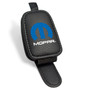 Mopar Rectangle Black Leather Magnetic Sunglass Holder Car Sun Visor Mount Clip
