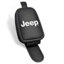 Jeep Rectangle Black Leather Magnetic Sunglass Holder Car Sun Visor Mount Clip