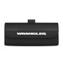 Jeep Wrangler Black Leather Sunglass Case Car Sun Visor Mount Clip