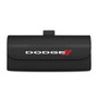 Dodge Black Leather Sunglass Case Car Sun Visor Mount Clip