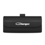 Dodge Charger Classic Black Leather Sunglass Case Car Sun Visor Mount Clip