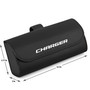 Dodge Charger Black Leather Sunglass Case Car Sun Visor Mount Clip