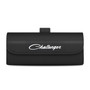 Dodge Challenger Classic Black Leather Sunglass Case Car Sun Visor Mount Clip