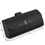 Lincoln Black Label Black Leather Sunglass Case Car Sun Visor Mount Clip