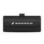 Ford Bronco Black Leather Sunglass Case Car Sun Visor Mount Clip