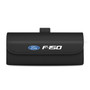 Ford F-150 Black Leather Sunglass Case Car Sun Visor Mount Clip