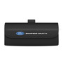 Ford Super-Duty Black Leather Sunglass Case Car Sun Visor Mount Clip