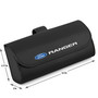 Ford Ranger Black Leather Sunglass Case Car Sun Visor Mount Clip