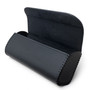 Ford Mustang Black Leather Sunglass Case Car Sun Visor Mount Clip