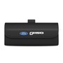 Ford F-150 2015 up Black Leather Sunglass Case Car Sun Visor Mount Clip