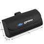Ford F-150 2015 up Black Leather Sunglass Case Car Sun Visor Mount Clip