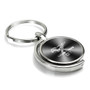 Ford Mustang GT Gray Brushed Metal Spinner Key Chain