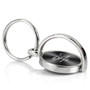 Ford Mustang GT Gray Brushed Metal Spinner Key Chain