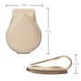 Ford Mustang Mach-E Beige Leather Magnetic Sunglass Holder Car Sun Visor Mount Clip
