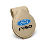 Ford F-150 Beige Leather Magnetic Sunglass Holder Car Sun Visor Mount Clip