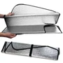 GMC Denali Logo Jumbo-Size Universal Fit Enforced Stand-Up Auto Windshield Sun Shade at Standard Size 57"x 31"