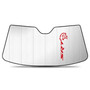 Dodge Challenger Hellcat in Red with Sensor 2015 to 2023 Custom Fit Silver Reflective Folding Auto Windshield Sun Shade