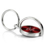 Ford Mustang GT Red Brushed Metal Spinner Key Chain