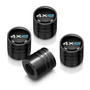 Jeep 4xe in-Black on Black Cylinder-Style Premium Aluminum Tire Valve Stem Caps