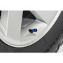 Jeep 4xe in-Black on Blue Premium Aluminum Tire Valve Stem Caps -Set of 4