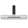 Jeep Cherokee Silver Aluminum Car Vent Air Freshener Clip with adjustable window and 10 Refill Sticks