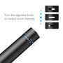 Lincoln Black Label Black Aluminum Car Vent Air Freshener Clip with adjustable window and 10 Refill Sticks