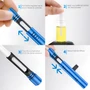 Lincoln Aviator Blue Aluminum Car Vent Air Freshener Clip with adjustable window and 10 Refill Sticks