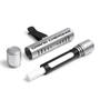 Jeep Grand Cherokee Silver Aluminum Car Vent Air Freshener Clip with adjustable window and 10 Refill Sticks