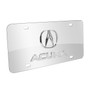 Acura 3D Logo and Nameplate Chrome Stainless Steel License Plate