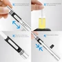 Jeep Silver Aluminum Car Vent Air Freshener Clip with adjustable window and 10 Refill Sticks