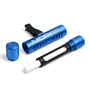 Mopar Blue Aluminum Car Vent Air Freshener Clip with adjustable window and 10 Refill Sticks