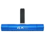 Jeep 4Xe Blue Aluminum Car Vent Air Freshener Clip with adjustable window and 10 Refill Sticks