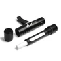 Jeep 4Xe Black Aluminum Car Vent Air Freshener Clip with adjustable window and 10 Refill Sticks