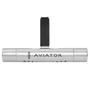 Lincoln Aviator Silver Aluminum Car Vent Air Freshener Clip with adjustable window and 10 Refill Sticks