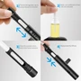 Lincoln Aviator Black Aluminum Car Vent Air Freshener Clip with adjustable window and 10 Refill Sticks