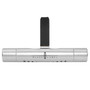 Lincoln Black Label Silver Aluminum Car Vent Air Freshener Clip with adjustable window and 10 Refill Sticks